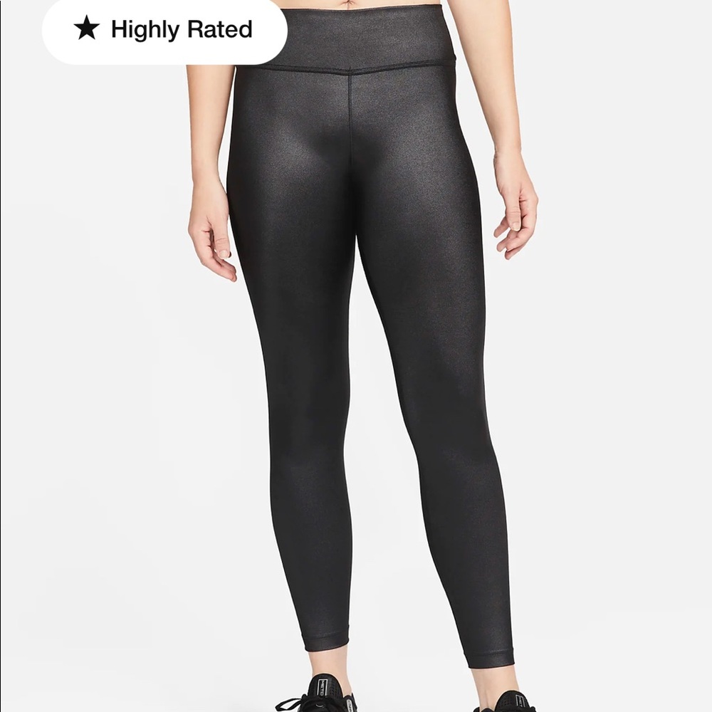 Nike Shimmery Black Leggings NWT - Size XL